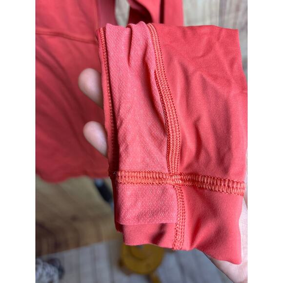 Lululemon 1/2 zip Pullover Red Size 4 - Picture 3 of 6